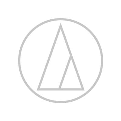 Black Audio-Technica ATH-M50x over-ear studio headphones on a white background
